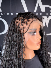 Triangle Boho Knotless Frontal