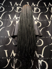 HD Knotless Full Lace w/ Human Boho Ends