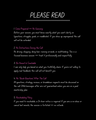 1-1 coaching call (DM for availability)