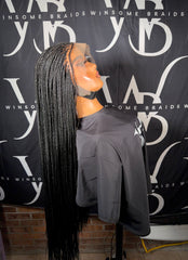 Frontal Micro Braids