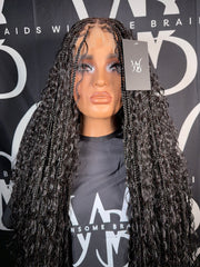 Triangle Boho Knotless Frontal