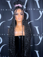 Triangle Boho Knotless Full Lace