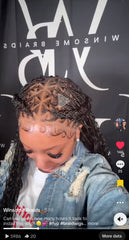 Triangle Boho Knotless Frontal