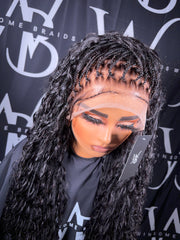 Full Lace Boho Knotless (100% Human Curls)