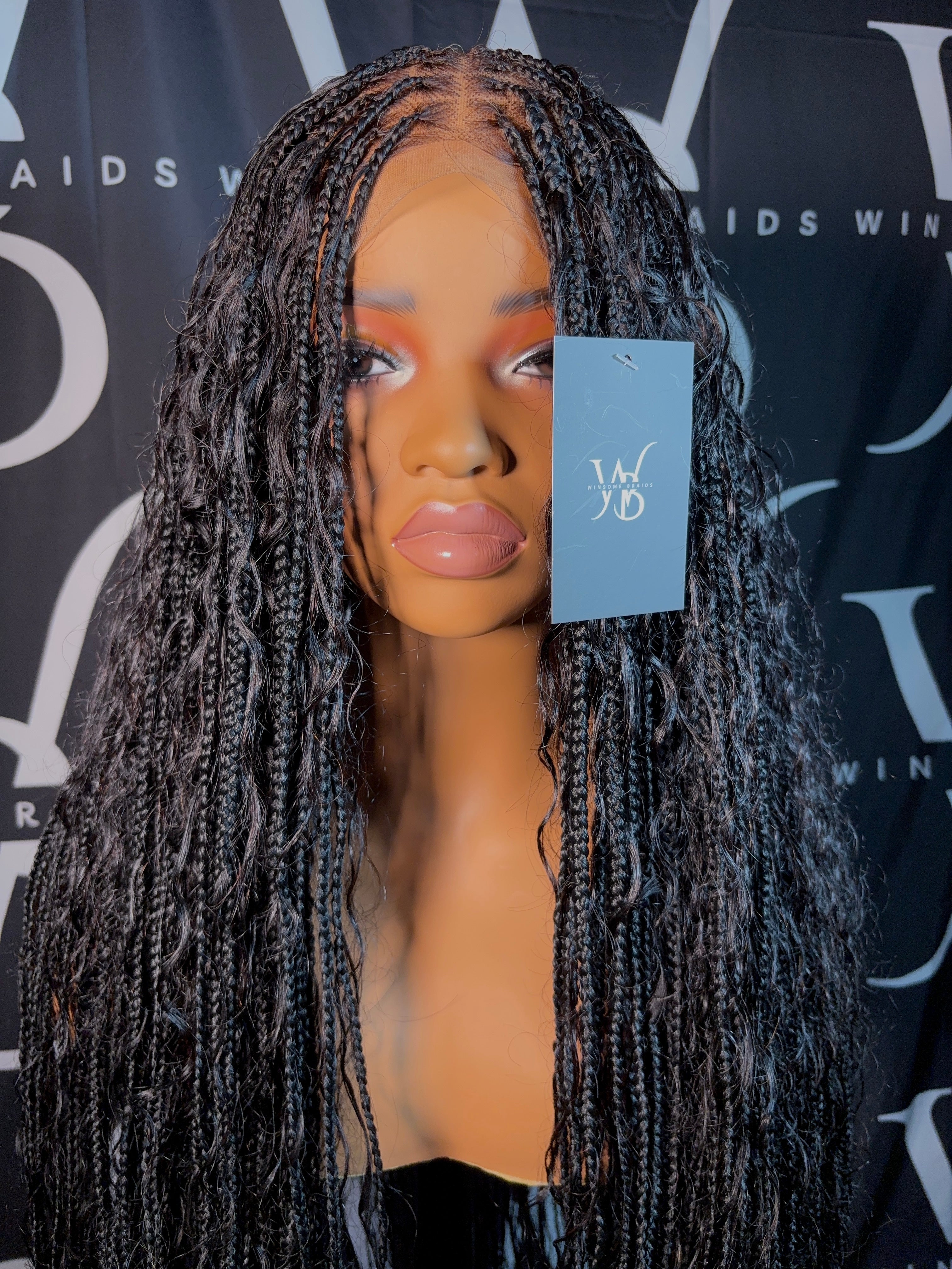 100% Human Hair Curls Boho Knotless Closure