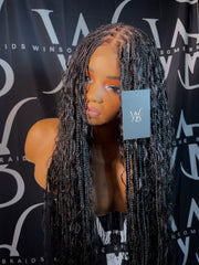 100% Human Hair Curls Boho Knotless Closure