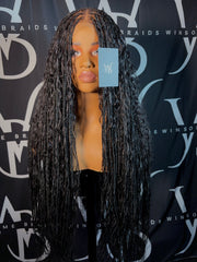100% Human Hair Curls Boho Knotless Closure