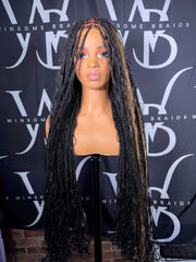 *Refurbished* Boho Knotless Full Lace (100% Human Curls)