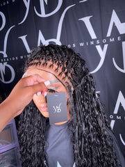 Full Lace Boho Knotless (100% Human Curls)