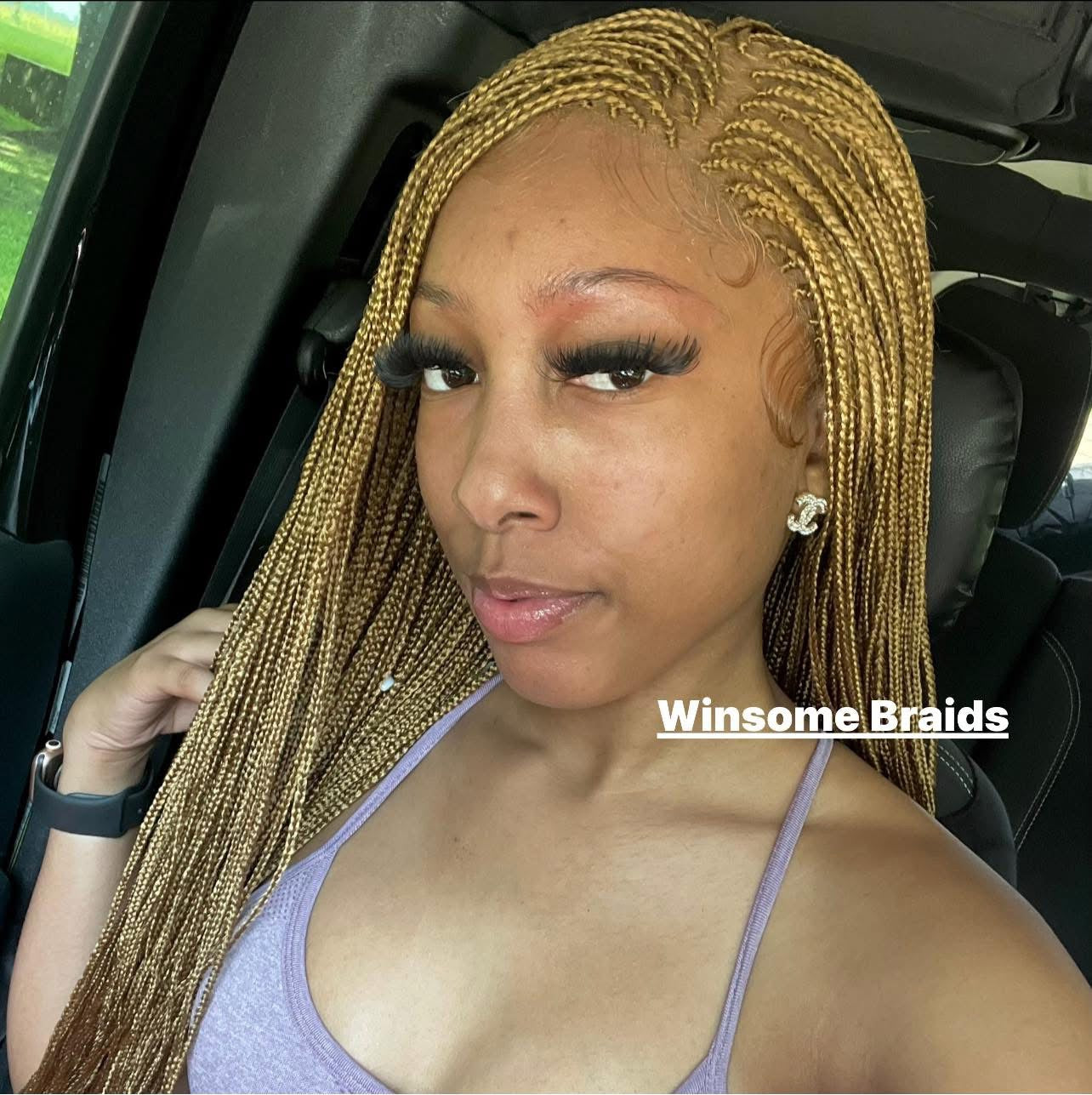 Frontal Micro Braids