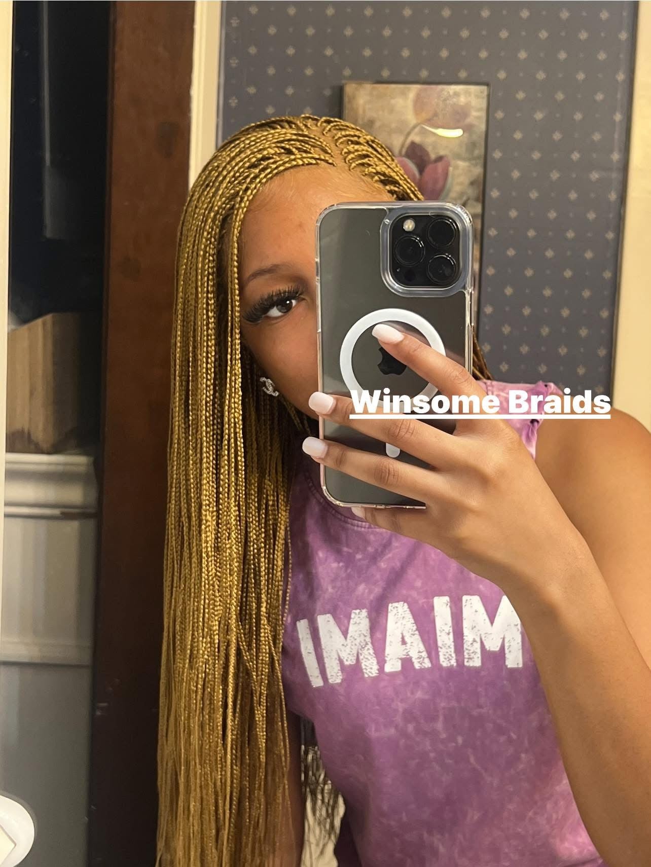Frontal Micro Braids