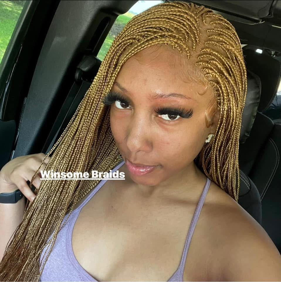Frontal Micro Braids